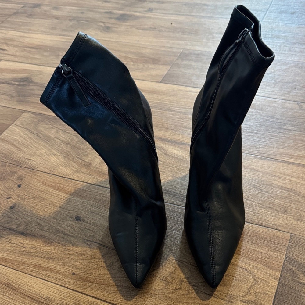 Forever 21 Black Heeled Boots